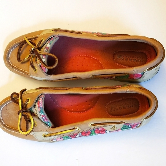 Sperry Top Siders 8 tropical sequin 2 eye slip on - Picture 6 of 9